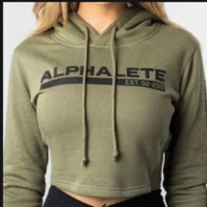 Alphalete Tactical Crop Hoodie